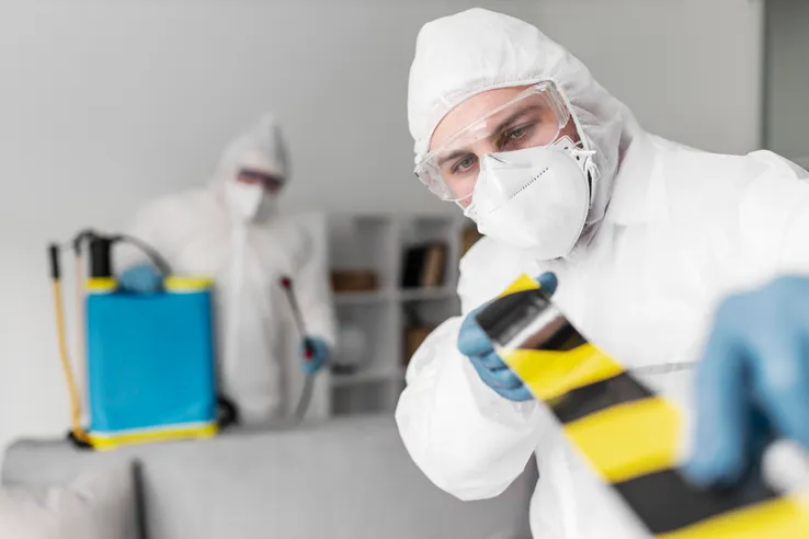 Biohazard Cleanup restoration work